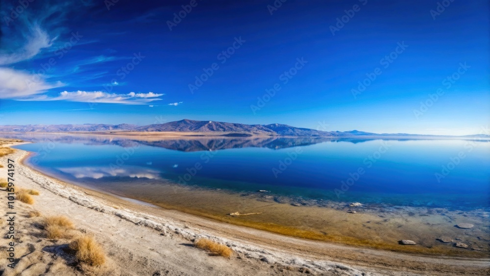 Panoramic view of Salton Sea California America, Salton Sea, California, landscape, water, desert, nature, beauty, panoramic Panoramic view of Salton Sea California America, Salton Sea, California, landscape, water, desert, nature, beauty, panoramic