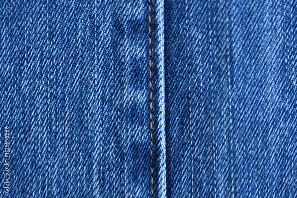 seams of blue denim, texture of denim close up seams of blue denim, texture of denim close up