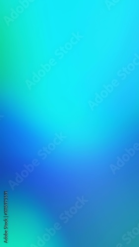 Green, cyan and blue colors spectrum blurred gradient animation. Soft abstract background