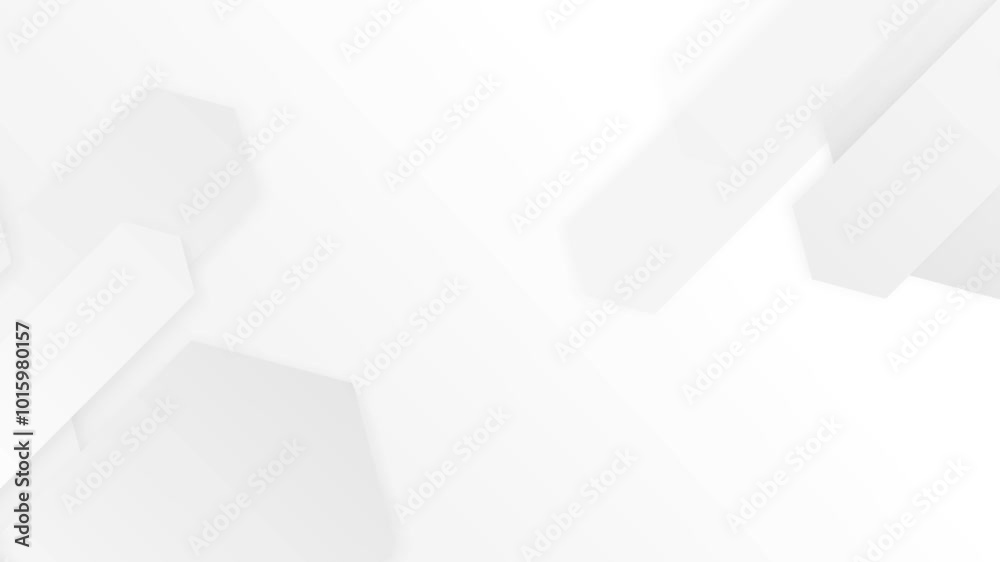 white background with abstract hexagon motion futuristic style white background with abstract hexagon motion futuristic style