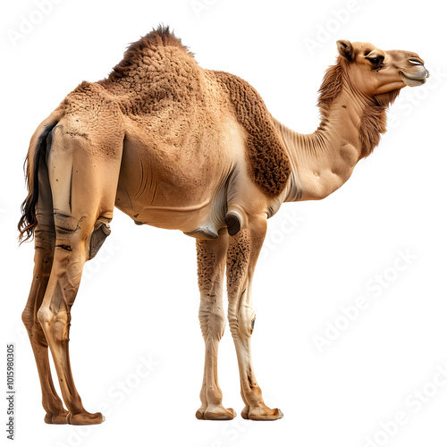 Camel isolated on transparent background