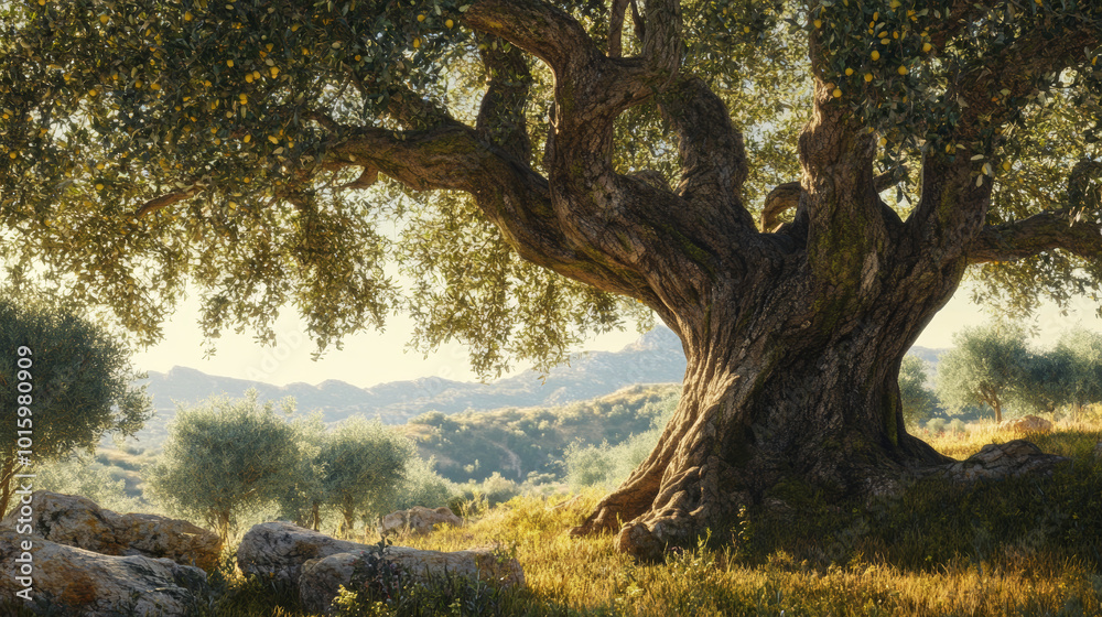 Fototapeta premium Create a story centered around an annual olive harvest festival in a small village. 