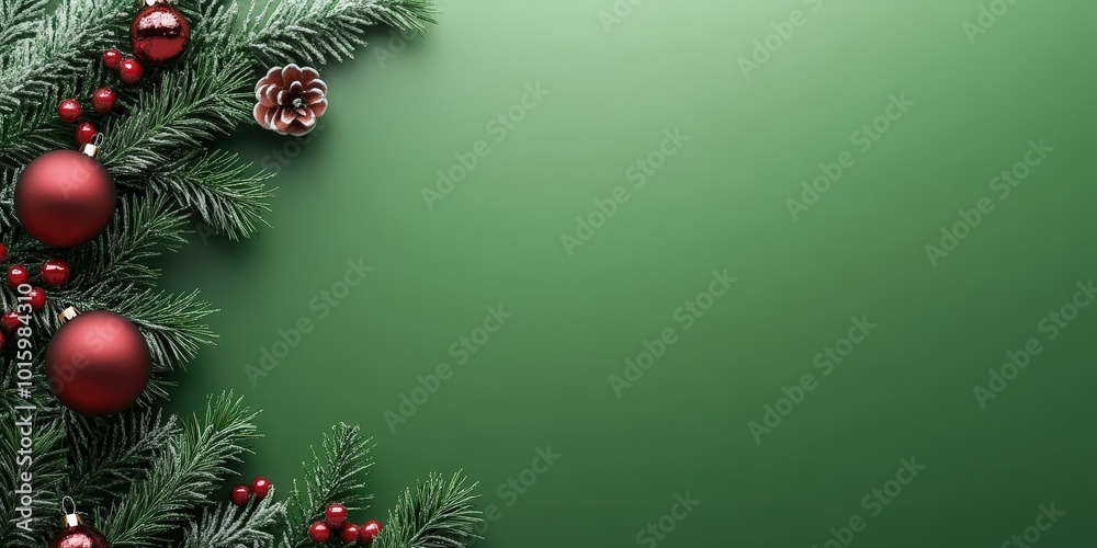 Minimalist Christmas Banner Template for Festive Designs Minimalist Christmas Banner Template for Festive Designs
