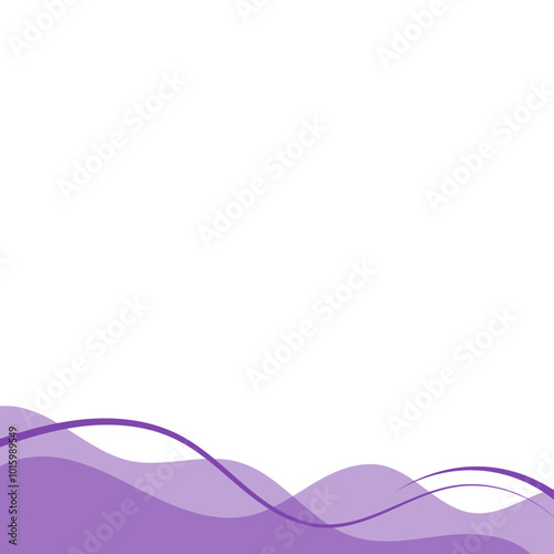 Business Wave Footer