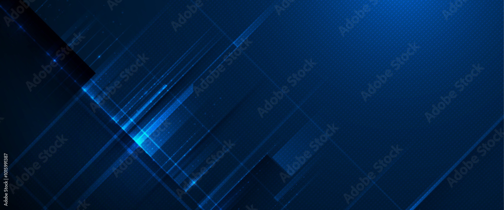 Vector Abstract, science, futuristic, energy technology concept for wallpaper background. Digital image design with line pattern, texture, blue light, speed and motion blur over dark blue background Vector Abstract, science, futuristic, energy technology concept for wallpaper background. Digital image design with line pattern, texture, blue light, speed and motion blur over dark blue background