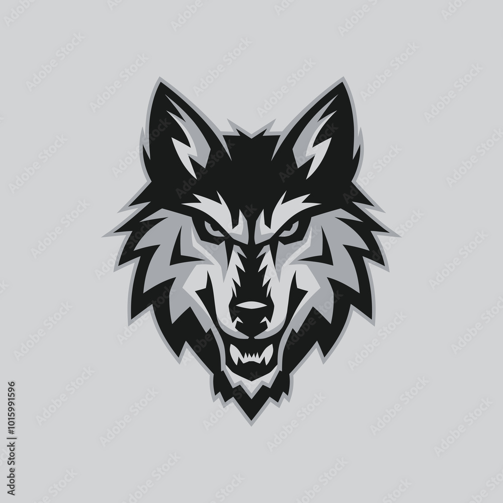 Wolf head logo vector illustration design
Wolf head logo vector illustration design