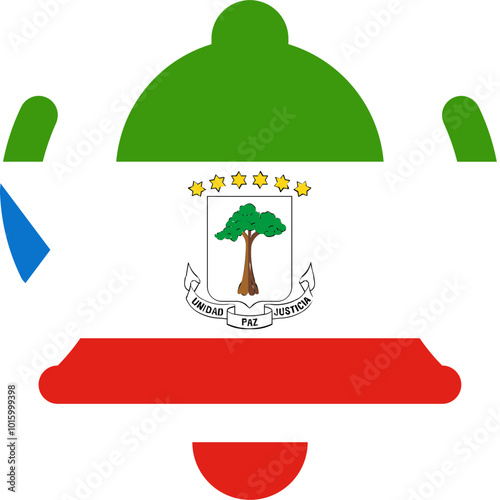 EQUATORIAL GUINEA Flag On Alarm