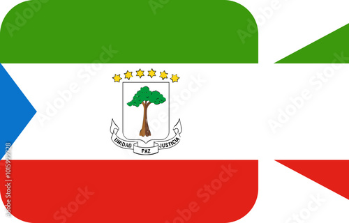 EQUATORIAL GUINEA flag on Video Call