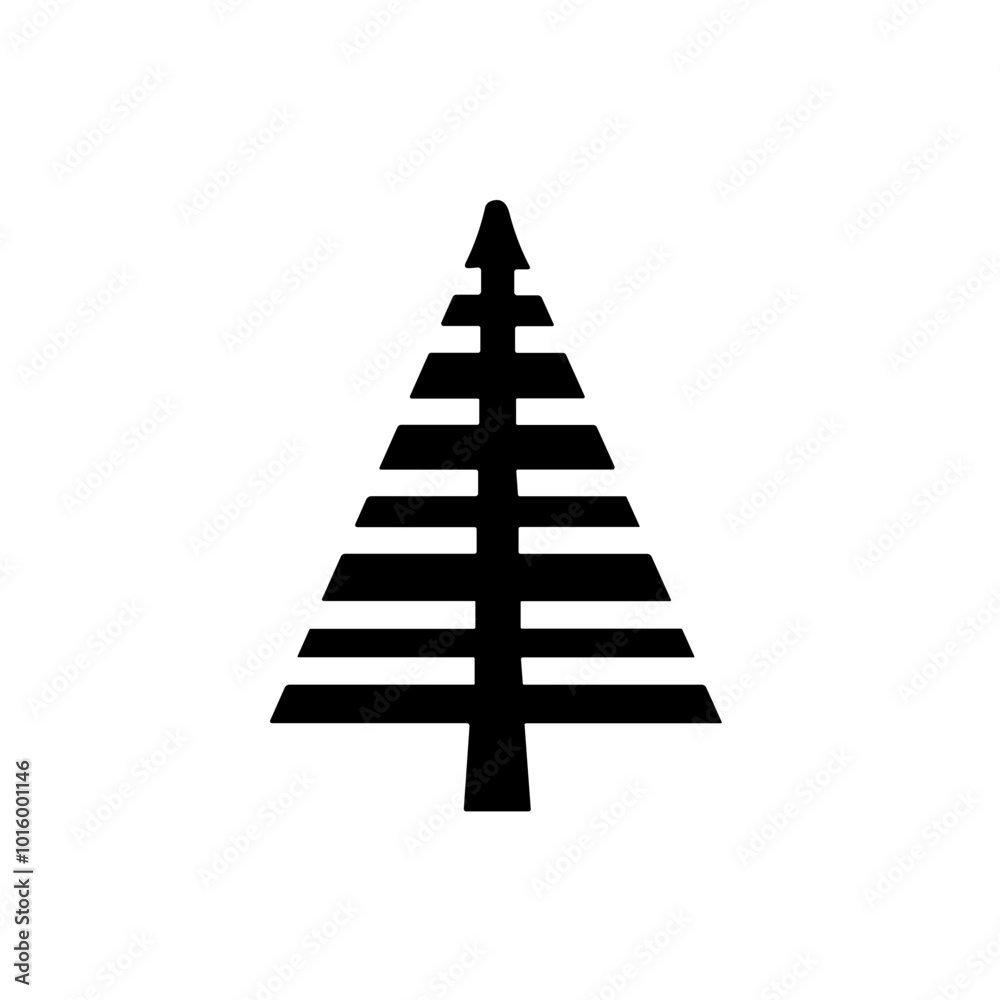 Simple black Christmas tree flat icon
Simple black Christmas tree flat icon