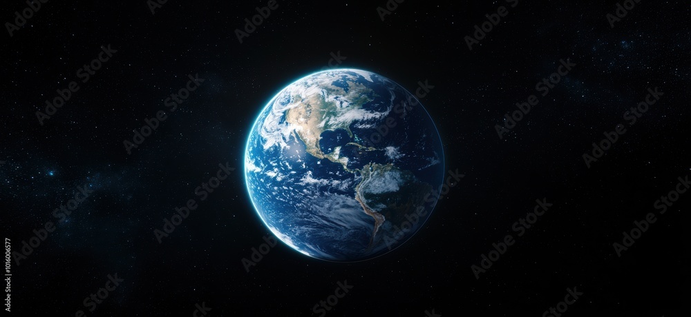 Fototapeta premium Stunning view of planet earth from space