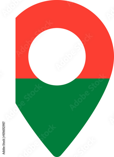 MADAGASCAR Flag In Pin Free Download MADAGASCAR Flag In Pin - GFXLoad