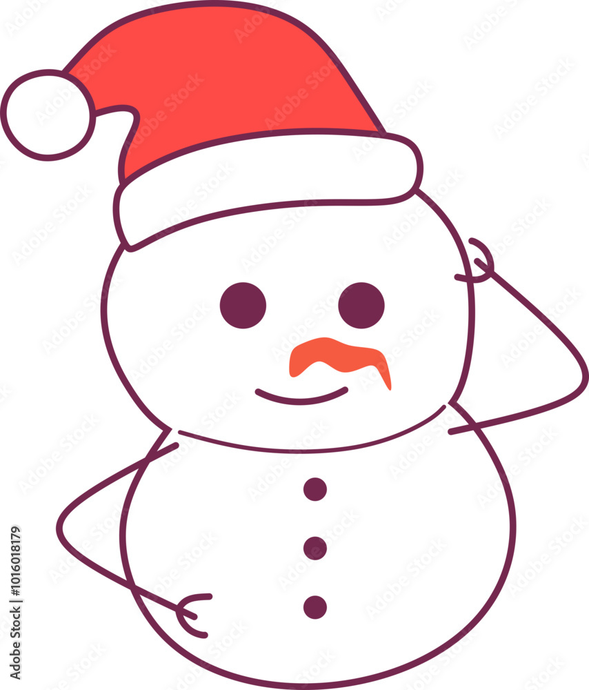 Christmas Snowman Icon Christmas Snowman Icon