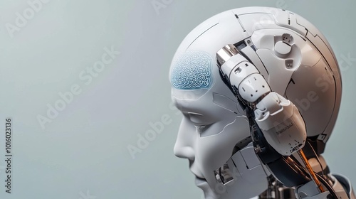 AI-enhanced neural interfaces, controlling devices with thought, futuristic tech hub