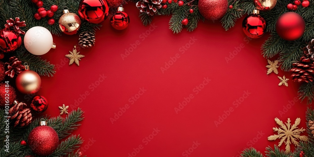 Minimalist Merry Christmas Banner Template Design Minimalist Merry Christmas Banner Template Design