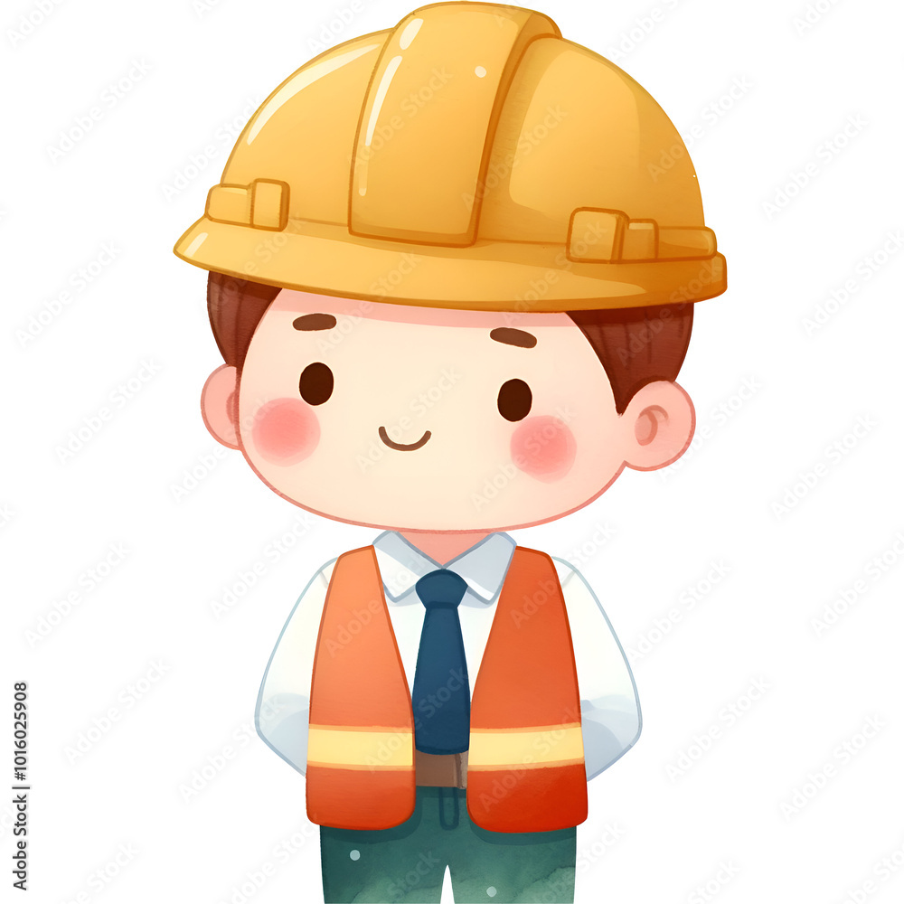Watercolor Construction Clipart, Construction vehicles clipart, Crane, Bulldozer, Cement Truck, Excavator, Dump Truck, Hard Hat, Engineer Boy
