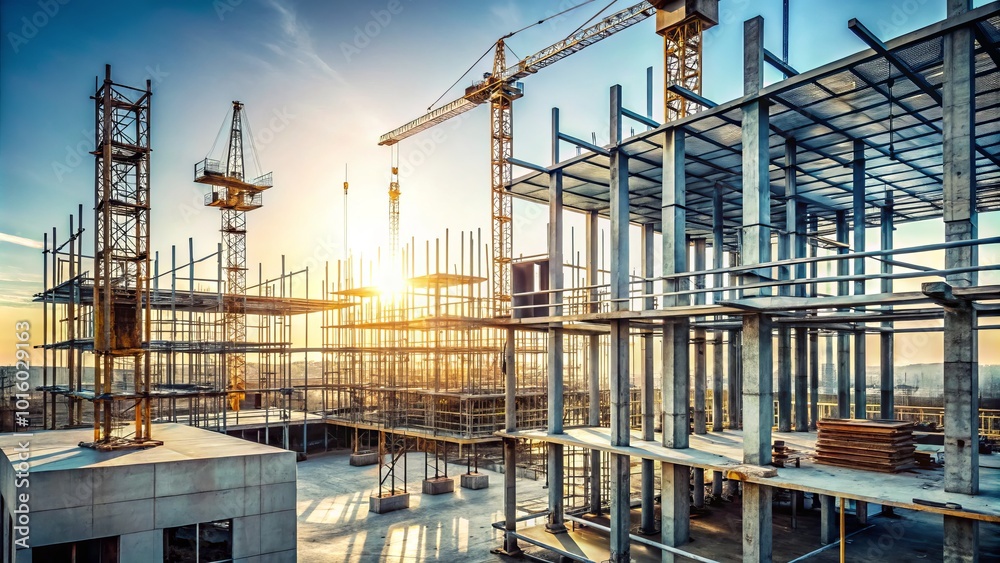 Modern architecture thrives in minimalist construction sites, characterized by clean lines and strategic urban development, offering seamless Modern architecture thrives in minimalist construction sites, characterized by clean lines and strategic urban development, offering seamless