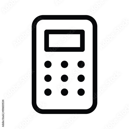 Calculator icon for financial, educational, or mathematical calculations