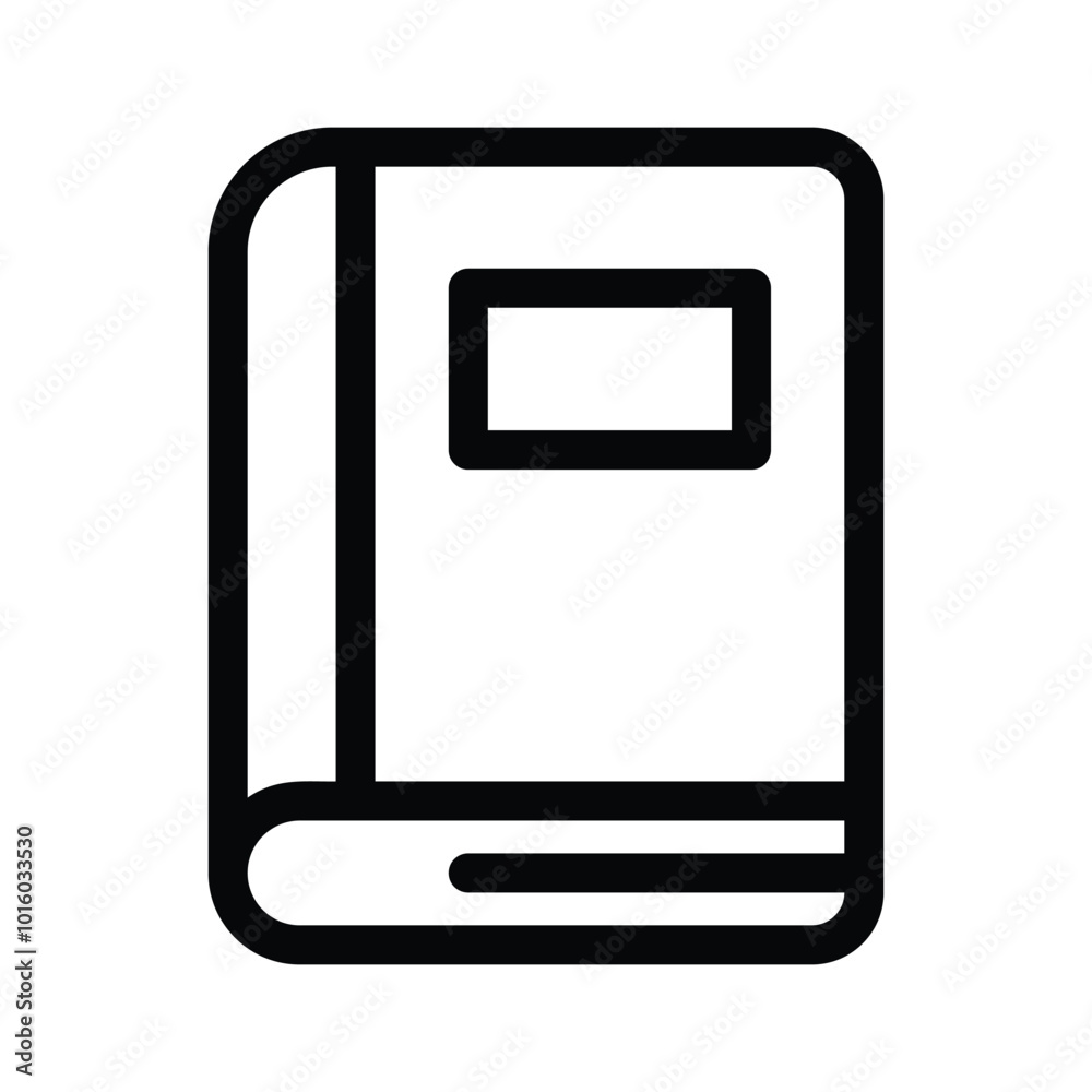A closed book representing knowledge, learning, or reading materials