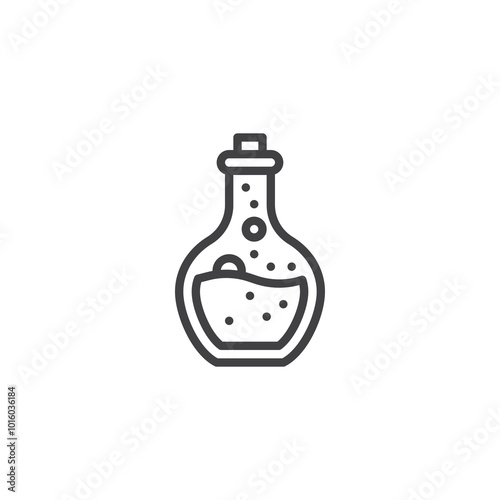 Potion Bottle line icon