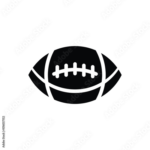 American football icon logo design template isolated illustration