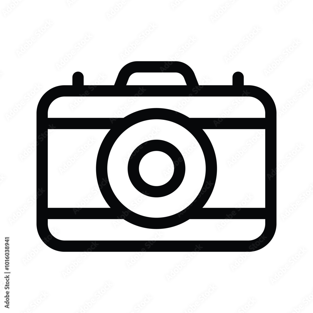 Digital camera icon, photography equipment Digital camera icon, photography equipment