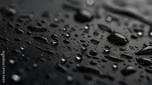 Water Droplets Falling on Black Background - a mesmerizing and elegant visual. The water droplets gracefully falling on the black backdrop create a captivating and stylish scene