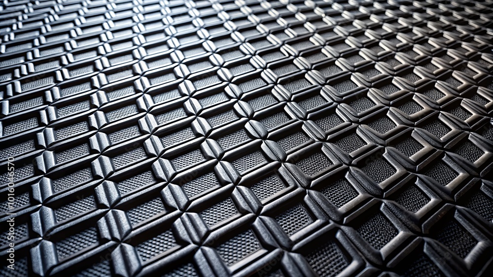 The silhouette of a black rubber mat reveals captivating textures and patterns, ideal for adding unique visual interest to photography and creative The silhouette of a black rubber mat reveals captivating textures and patterns, ideal for adding unique visual interest to photography and creative