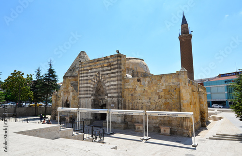 Cacabey Mosque and Tomb, located in Kirsehir, Turkey, was built during the Seljuk period. photo