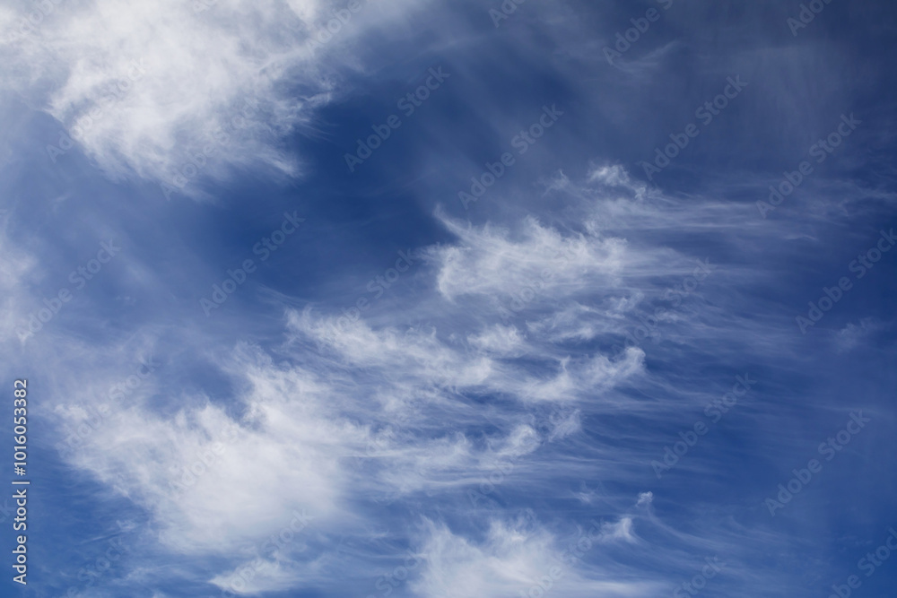 Clear Blue Sky with White Clouds Clear Blue Sky with White Clouds