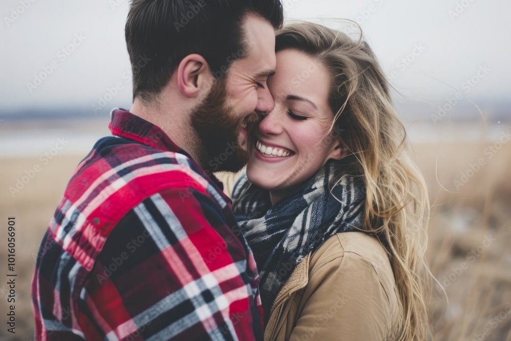 Couple in love hugging in a field. Happy young couple in love outdoor Couple in love hugging in a field. Happy young couple in love outdoor