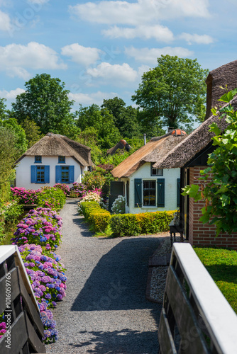 Reetdachhaus in Giethoorn, Niederlande