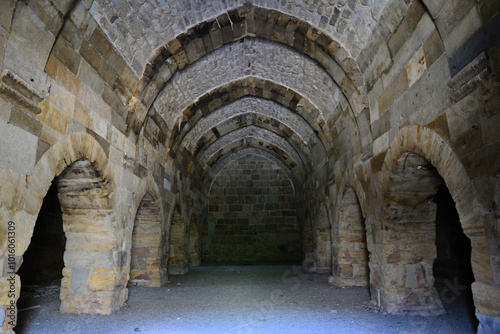 Kesikkopru Caravanserai, located in Kirsehir, Turkey, was built in 1206.