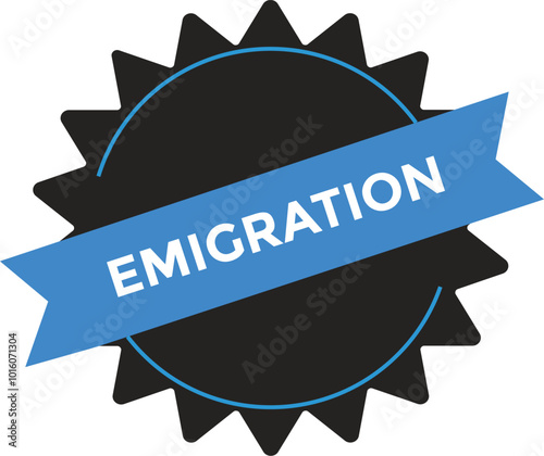 Emigration web banner templates. Vector Illustration 
