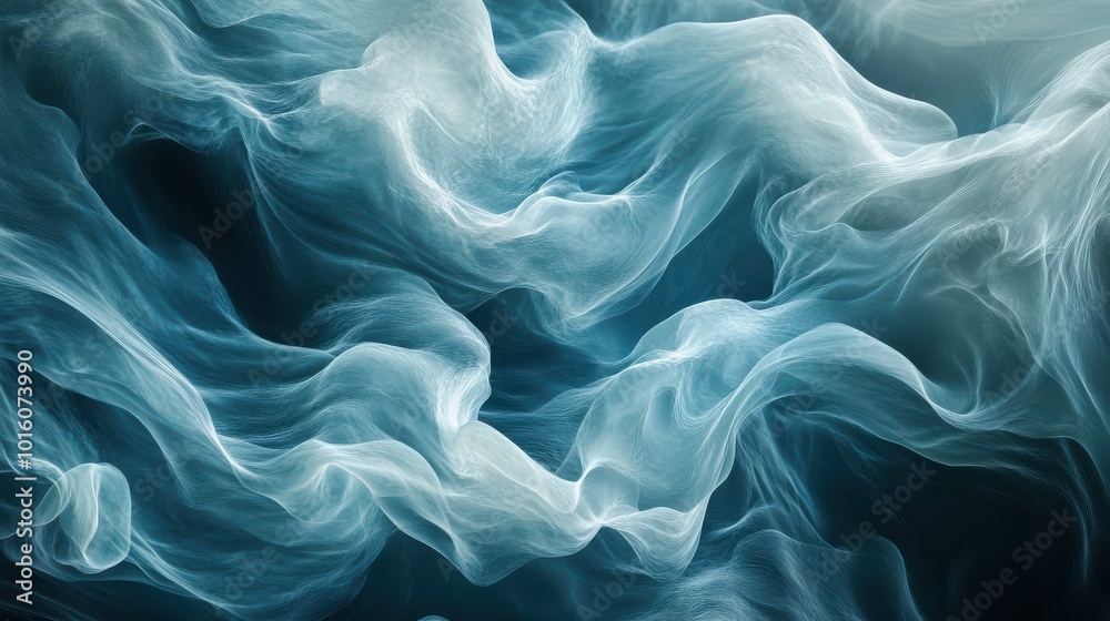 Obraz premium Abstract Representation of Flowing Water for Artistic and Design Use