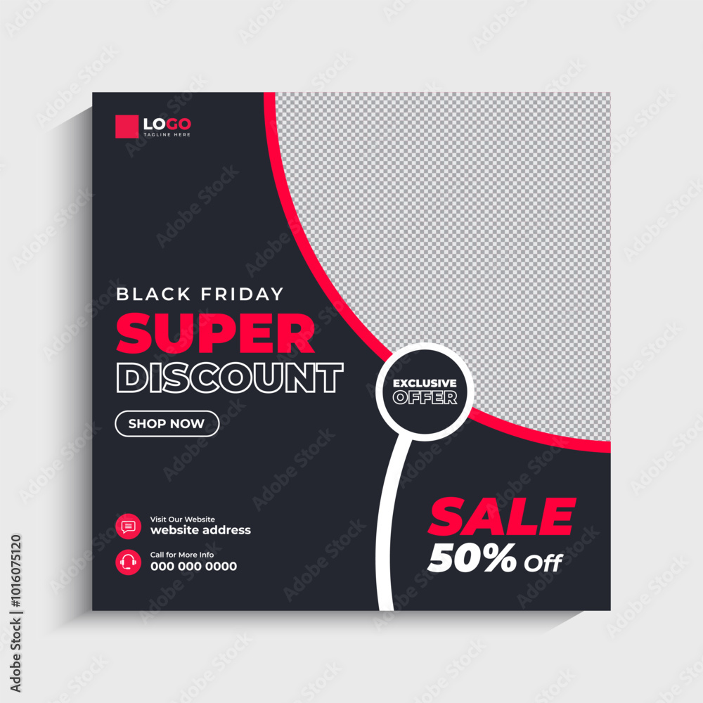 Black Friday Sale Social Media Post Template Black Friday Sale Social Media Post Template