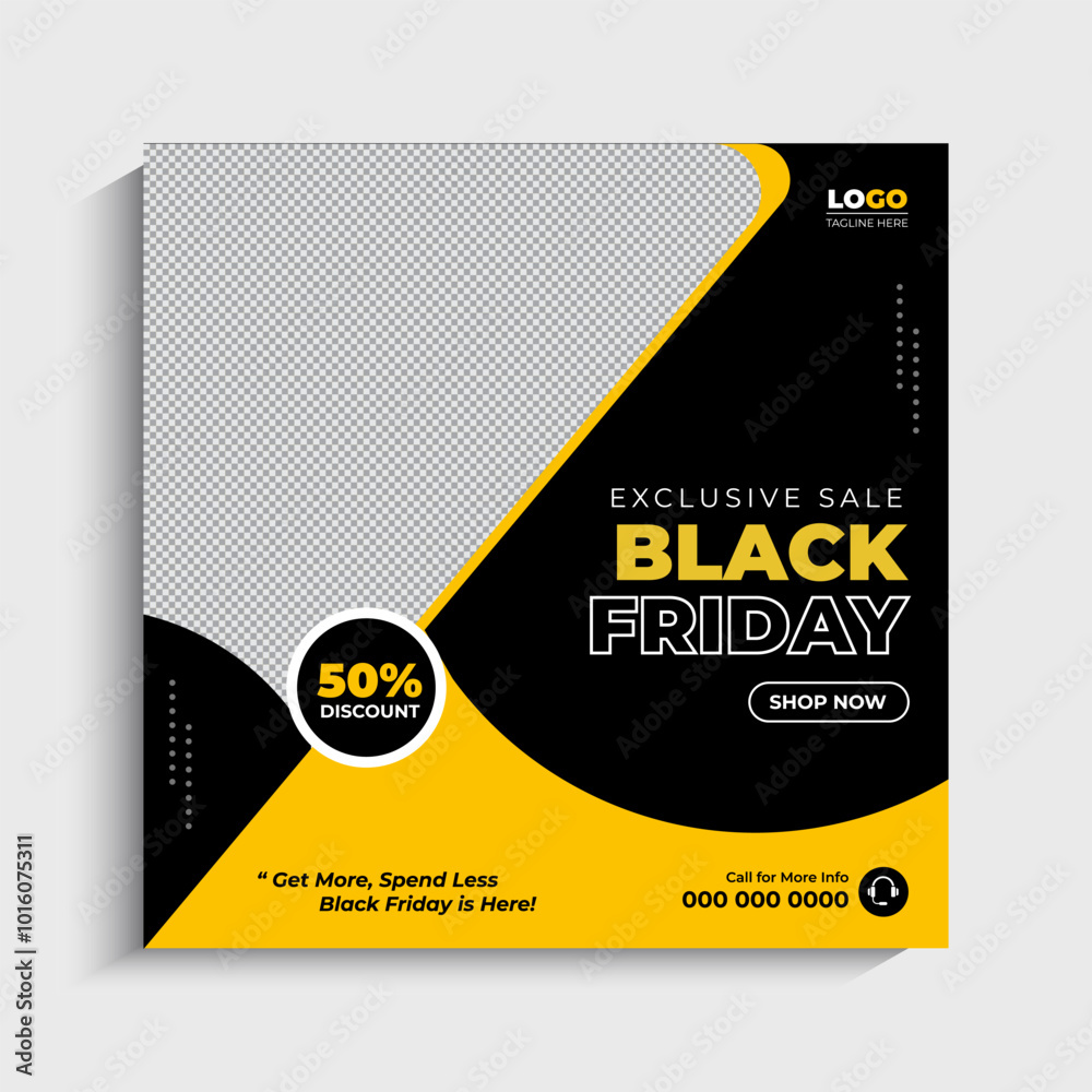Black Friday Sale Social Media Post Template Black Friday Sale Social Media Post Template