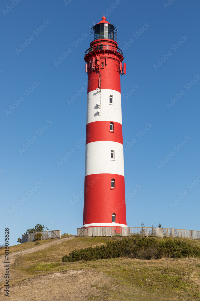 Lighthouse of Amrum, German island in the North Sea Lighthouse of Amrum, German island in the North Sea