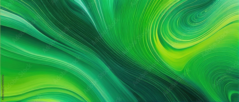 Abstract Green Swirls Abstract Green Swirls