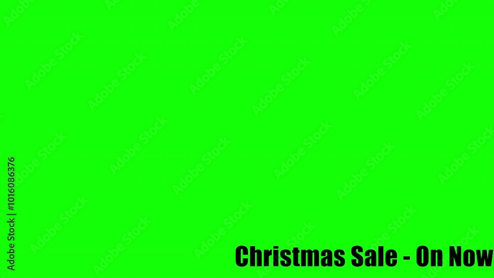 Christmas Sale On Now. Bottom of screen ticker. Green Screen. Christmas Sale On Now Black Text. Black Text animation on Green Background. Big Sale. Discount. Special Offer. Christmas Sale On Now. Bottom of screen ticker. Green Screen. Christmas Sale On Now Black Text. Black Text animation on Green Background. Big Sale. Discount. Special Offer.