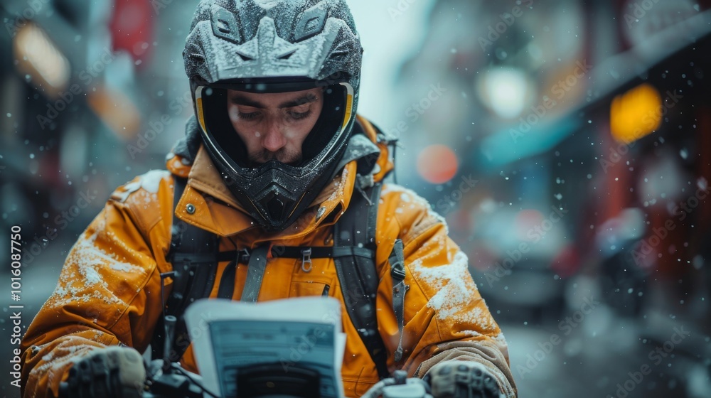 cropped shot of male biker in helmet and gloves checking systems on black cropped shot of male biker in helmet and gloves checking systems on black