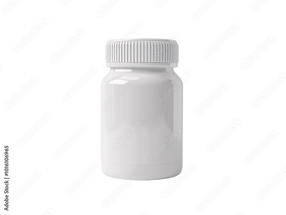 a white bottle with a white cap a white bottle with a white cap