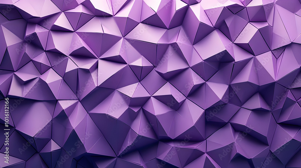 Purple Abstract 3D Polygonal Background Purple Abstract 3D Polygonal Background