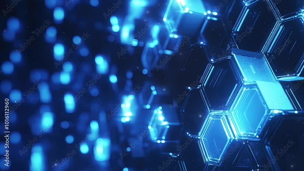 Abstract background with a hexagonal pattern. Digital technology concept of science or medical research in medicine. Digital hexagonal network background. Technology background and science style Abstract background with a hexagonal pattern. Digital technology concept of science or medical research in medicine. Digital hexagonal network background. Technology background and science style