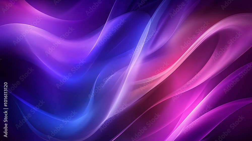 Fototapeta premium Clean and modern purple wallpaper design featuring dark blue and pink abstract elements for a stylish background template. 