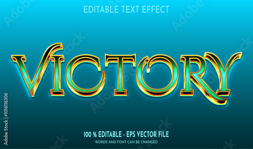 Victory Editable Text Effect