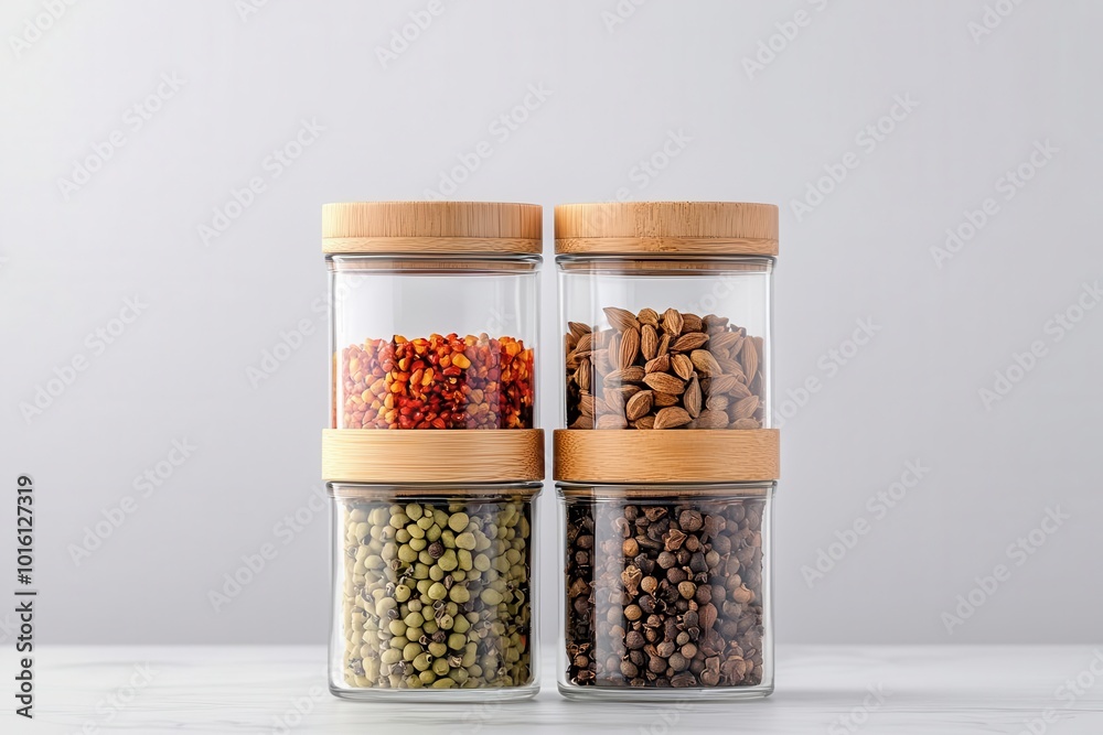 Double-compartment seasoning jar to store two different spices in one container, seasoning jar, dual-compartment jar Double-compartment seasoning jar to store two different spices in one container, seasoning jar, dual-compartment jar