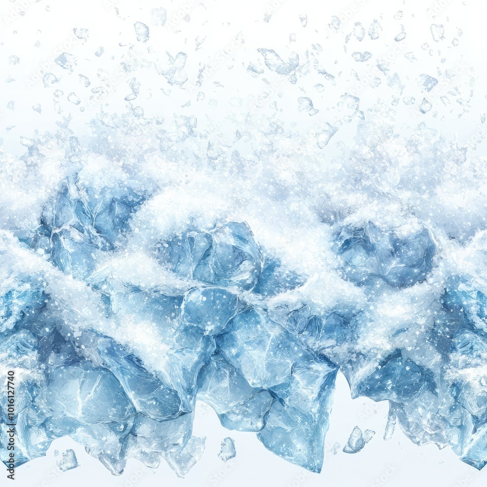 Ice surface isolated on transparent png background. Ice surface isolated on transparent png background.