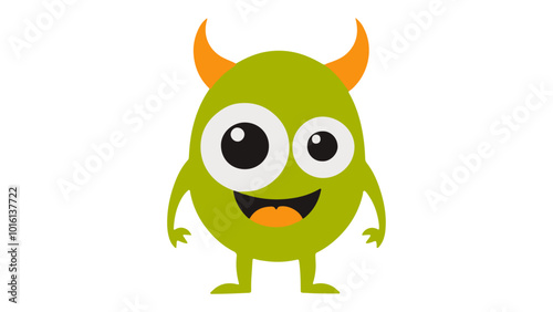 green cartoon monster 