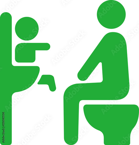 ベビーチェア付きトイレの標識