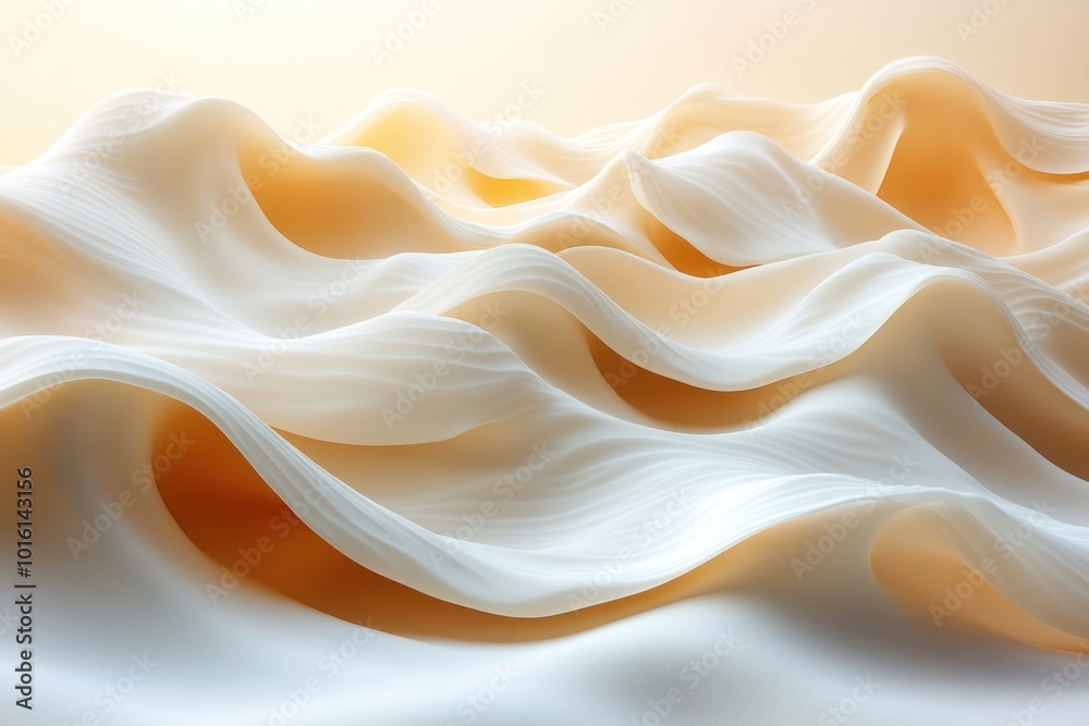 Fototapeta premium Abstract Creamy Waves
